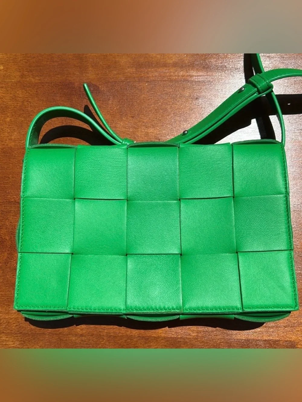 New pre-authenticated Bottega Veneta cassette bag with dust bag